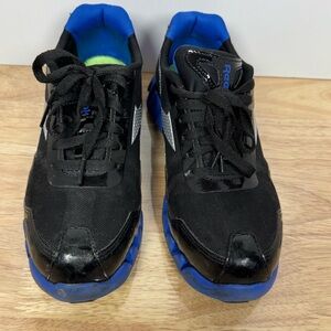 Reebok Zig Pulse Work EH Comp Toe Shoe Blue & Black Men 5M Women 7M
